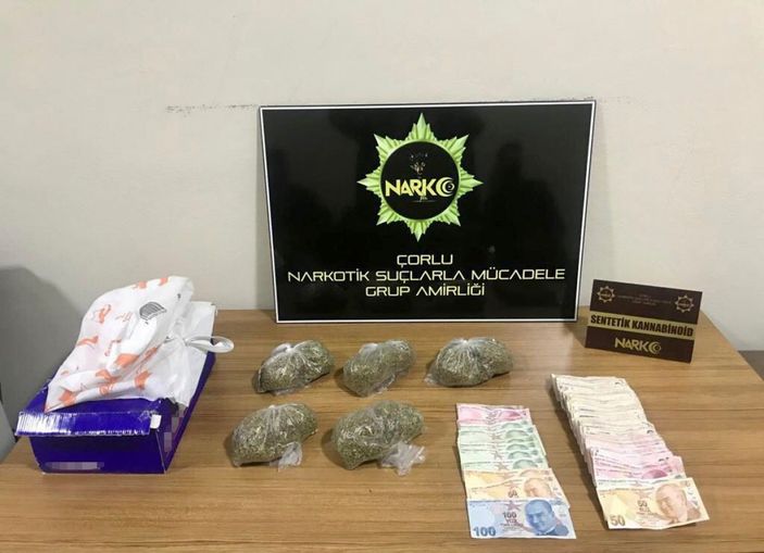 i Tekirdağ’da, ticari taksiden bonzai çıktı