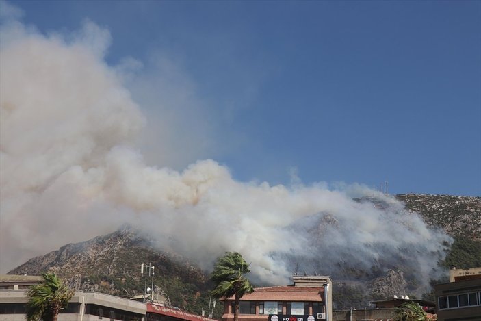 Hatay’da orman yangını çıktı