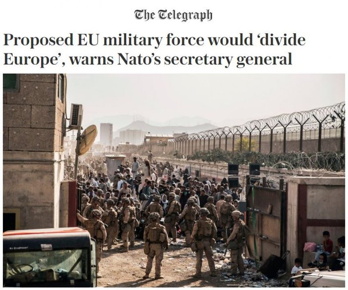 Jens Stoltenberg: AB askeri gücü, Avrupa'yı böler
