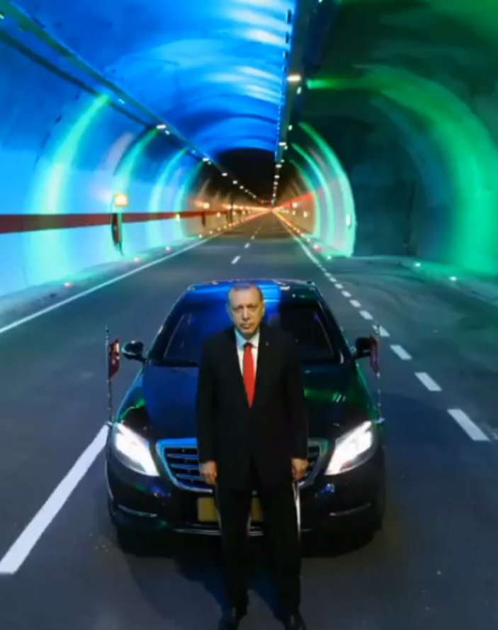 Erzurumlu vatandaşın Ovit Tüneli paylaşımı