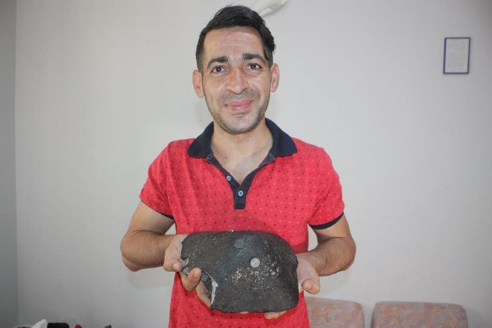 Diyarbakır'da aldığı ithal kömürden göktaşı çıktı