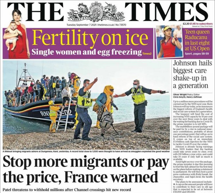 İngiltere'den Fransa'ya: Göçmenleri durdurmazsan para vermeyiz