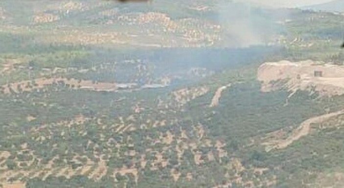 İzmir'de makilik yangınları