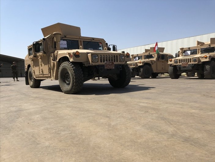 ABD'den Peşmerge'ye askeri araç yardımı