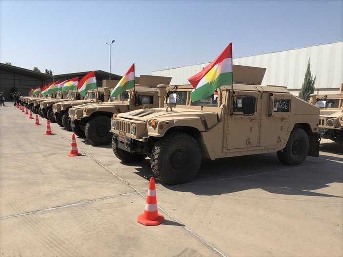 ABD'den Peşmerge'ye askeri araç yardımı