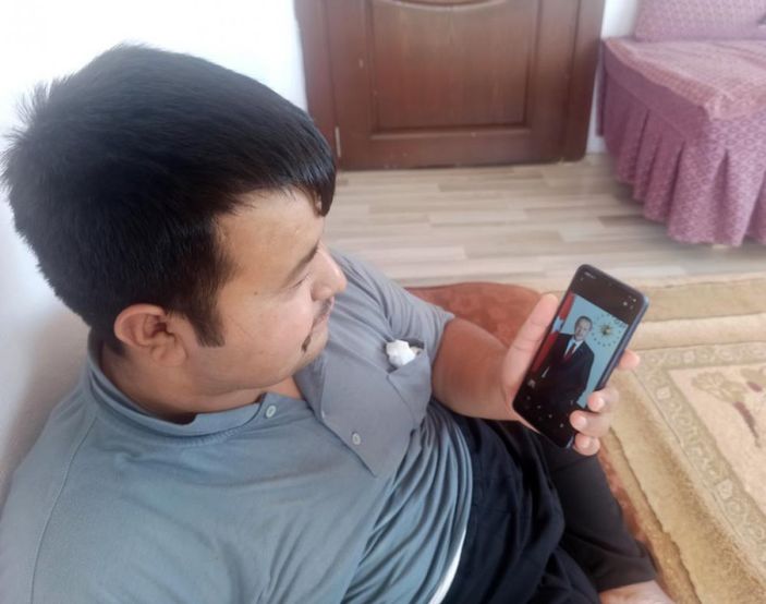 i Kahramanmaraşlı engelli gencin Cumhurbaşkanı Erdoğan sevgisi