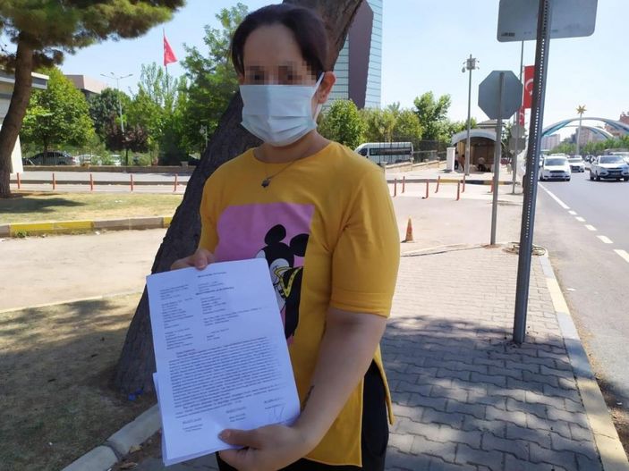 i Gaziantep'te bir kadın, boşanmak istediği eşi tarafından darbedildi