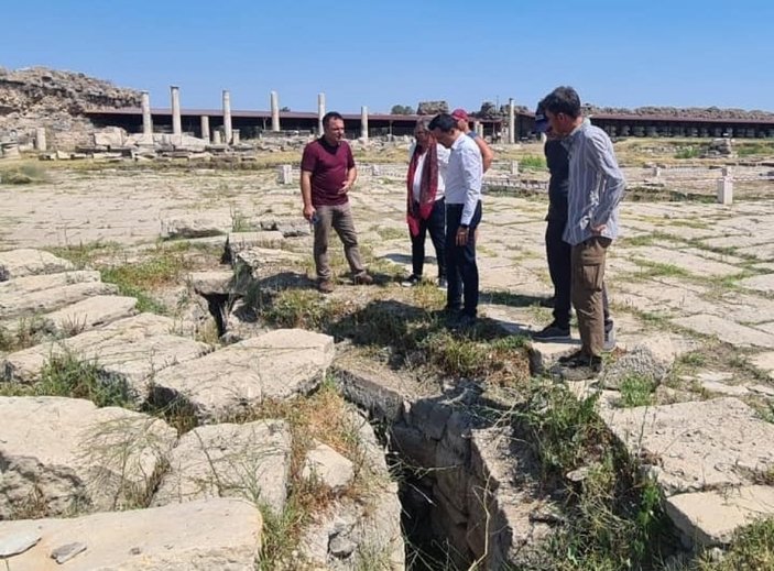 Aydın'da 2 bin yıllık kanalizasyon sistemi çalıştırıldı