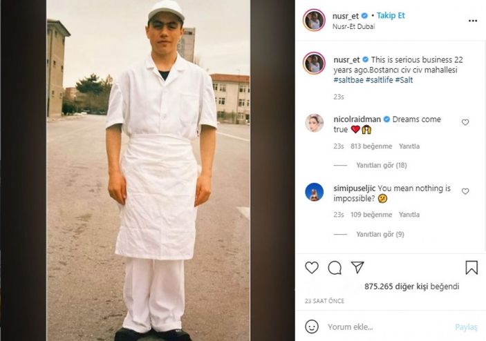 Eski halini görenler şaşırdı! Nusret Gökçe takipçilerini 22 yıl öncesine götürdü: 'Bu ciddi bir iş'