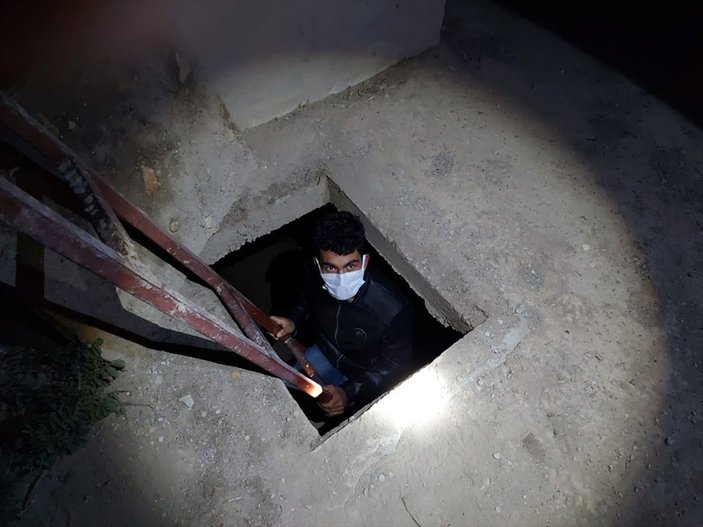 Van'da bodrum katta 46 kaçak göçmen yakalandı