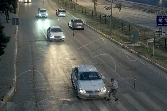 Tokat'ta güvenlik kameralarına yansıyan kazalar