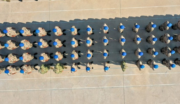 Foça'da jandarmalar, terörle mücadele eğitimini tamamladı