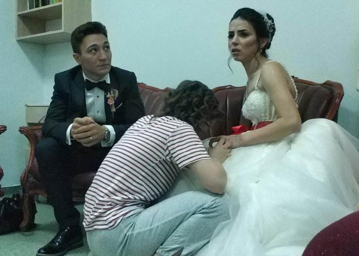 Samsun'da evlenen genç kadın, düğün günü annesini kaybetti
