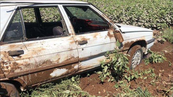 i Şanlıurfa’da, köpeğe çarpmamak manevra yapan otomobil takla attı