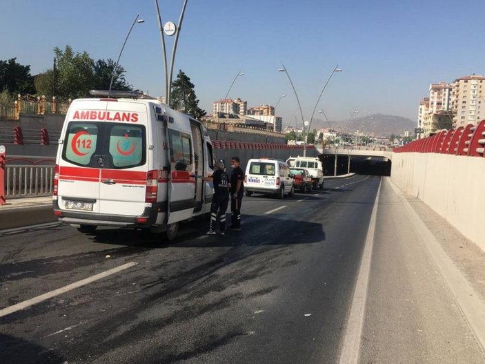 Kayseri'de zincirleme kaza: 8 yaralı