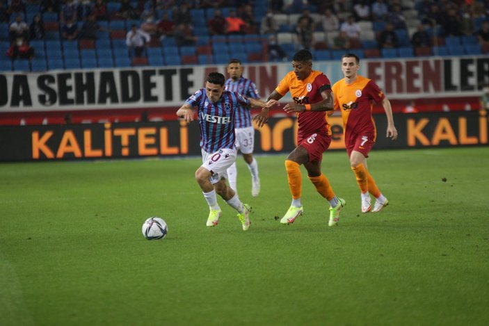 Trabzonspor-Galatasaray derbisinde beraberlik var