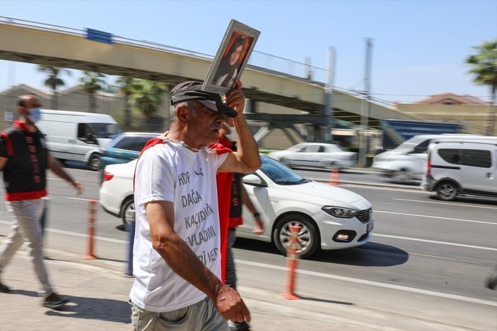 Evlat nöbetindeki baba İzmir'den Ankara'ya yürüyecek