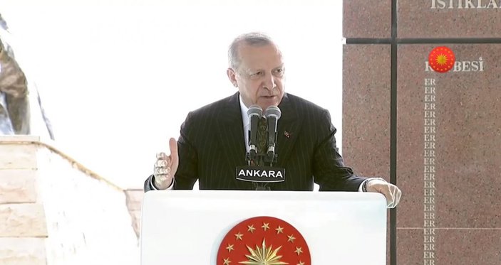 Cumhurbaşkanı Erdoğan, Sakarya Zaferi'nin 100'üncü yıl kutlamasında