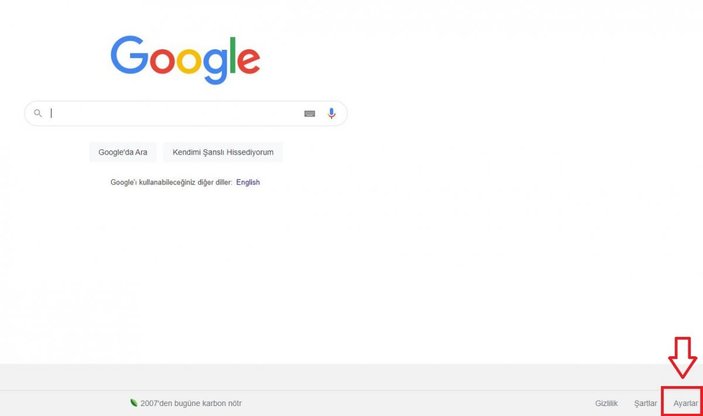 google karanlık tema nasıl açılır