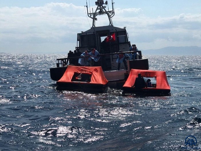 İzmir açıklarında 184 kaçak göçmen kurtarıldı