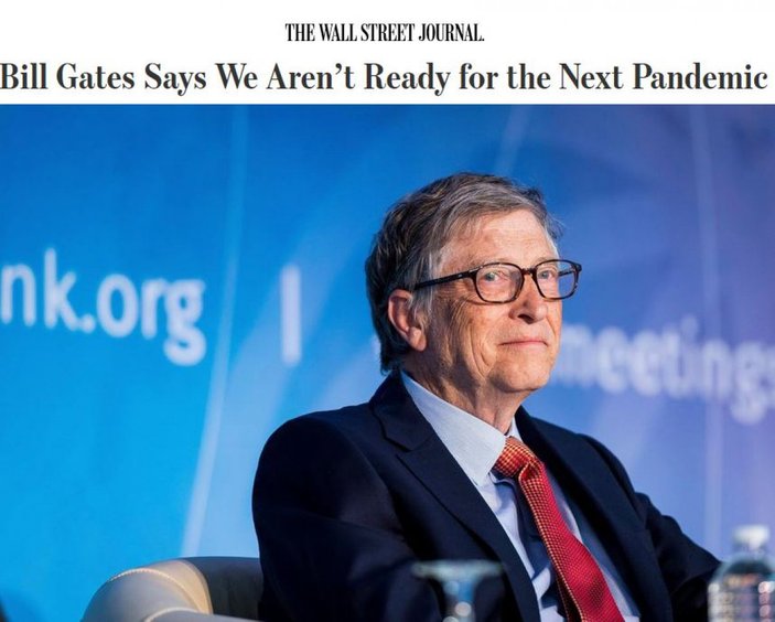 Bill Gates: Bir sonraki salgına hazır değiliz