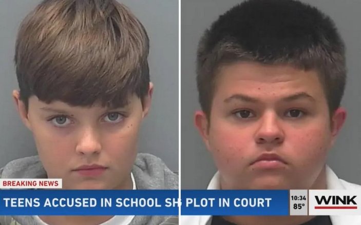 ABD'de okullarında katliam planlayan 2 çocuk tutuklandı