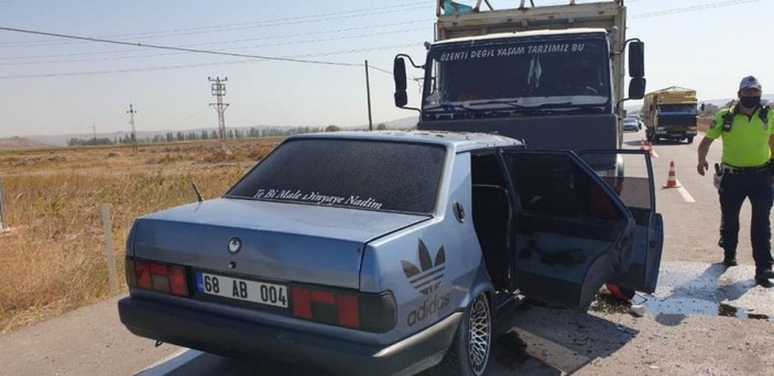 Aksaray'da hatalı sollama faciaya neden oldu: 8 yaralı