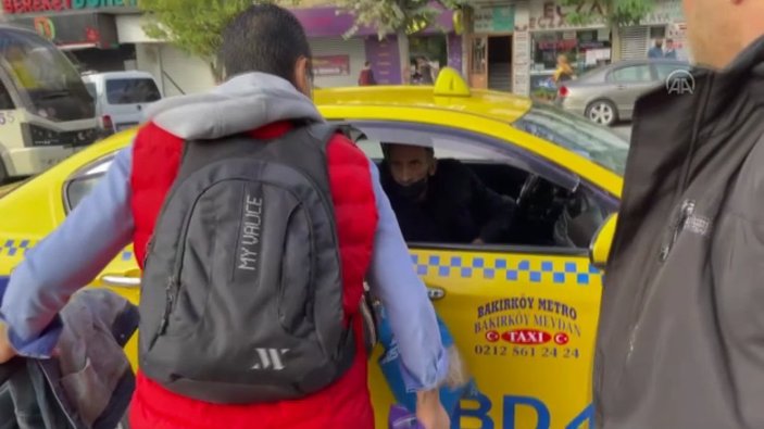Bakırköy'de kısa mesafe yolcu almayan taksiciye para cezası