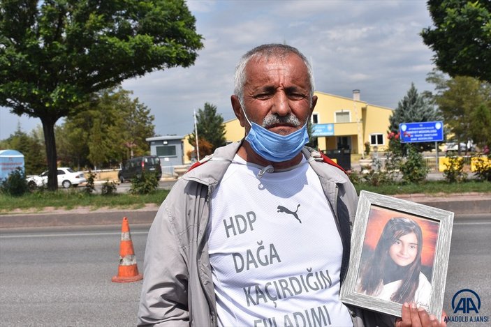 PKK tarafından kaçırılan kızı için İzmir'den Ankara'ya yürüdü