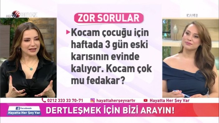 Nur Viral'e seyirciden gelen soru: Kocam çocuğu için eski eşinde kalıyor, fedakar mı