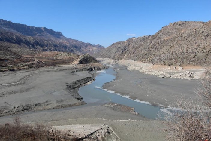 Siirt’te kuraklık nedeni ile barajlardaki su seviyesi düştü