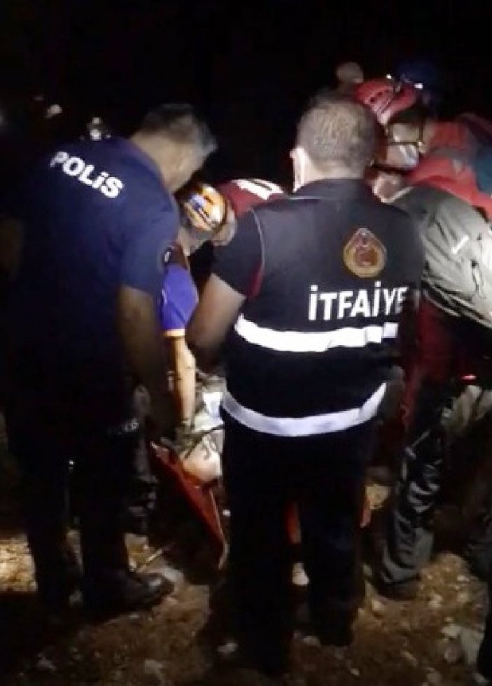 Marmaris’te uçurumdan yuvarlanan Rus polisi, Türk polisi kurtardı