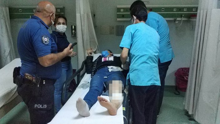 Samsun'da işten çıkıp evine giden kadın kazara vuruldu