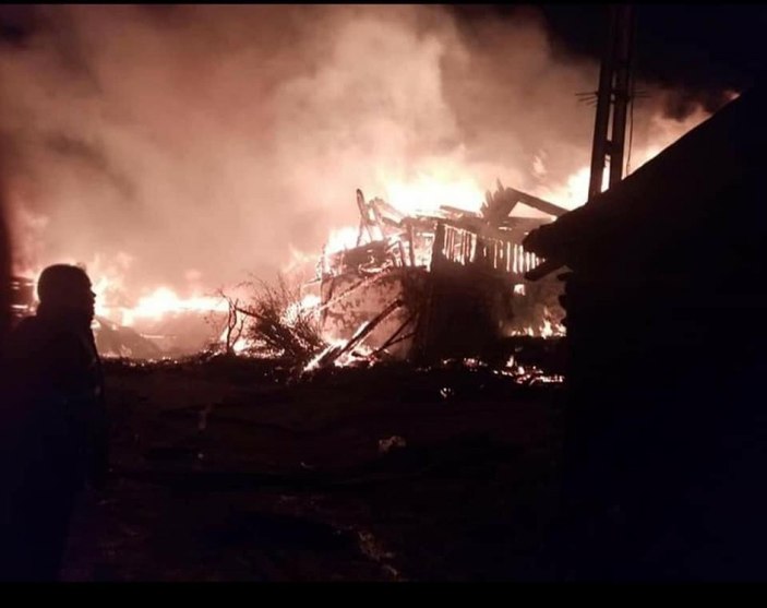 Ankara'da yangın çıktı