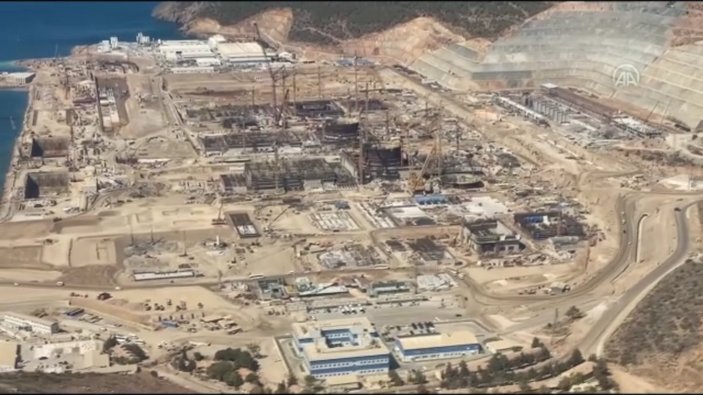 Akkuyu Nükleer Güç Santrali'nde çalışmalar sürüyor