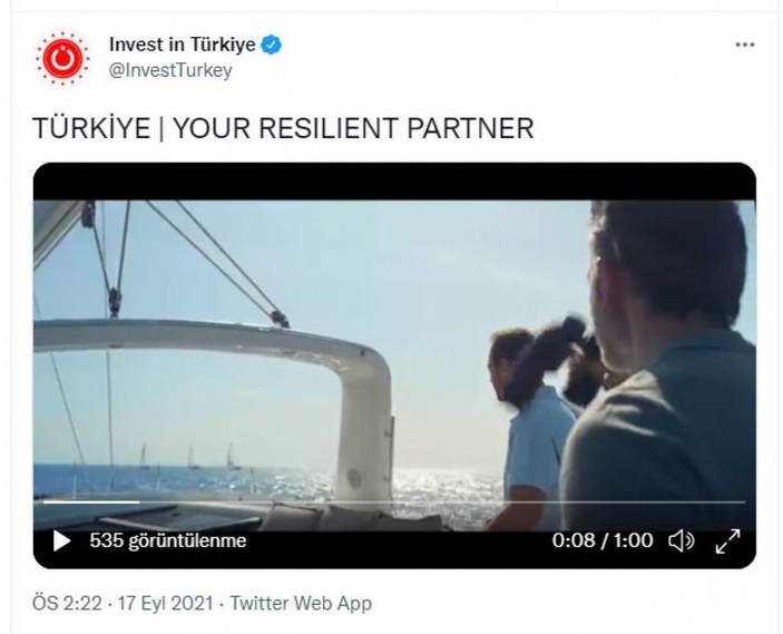 Cumhurbaşkanlığı'ndan yabancı yatırımcı için reklam filmi