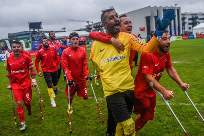 Ampute Milli Takımımız Rusya'yı yenerek finale yükseldi