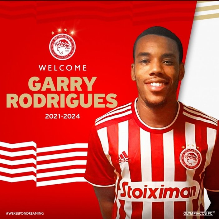 Garry Rodrigues Olimpiakos'ta