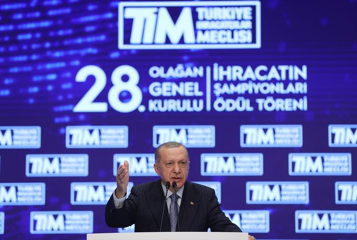 Cumhurbaşkanı Erdoğan, TİM Genel Kurulu’na katıldı