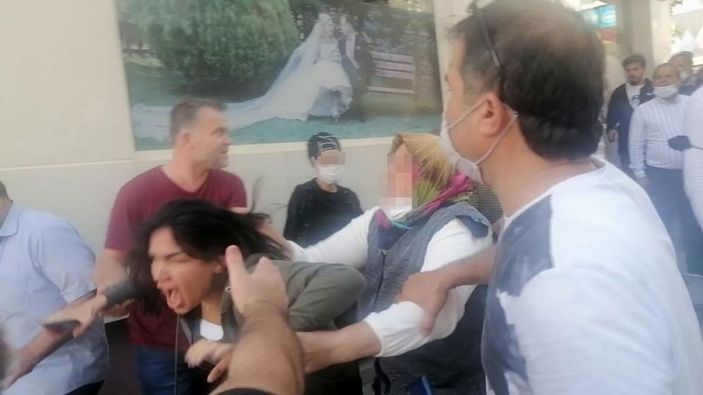 i Bolu'da bir adamın eşi ve sevgilisi birbirine girdi