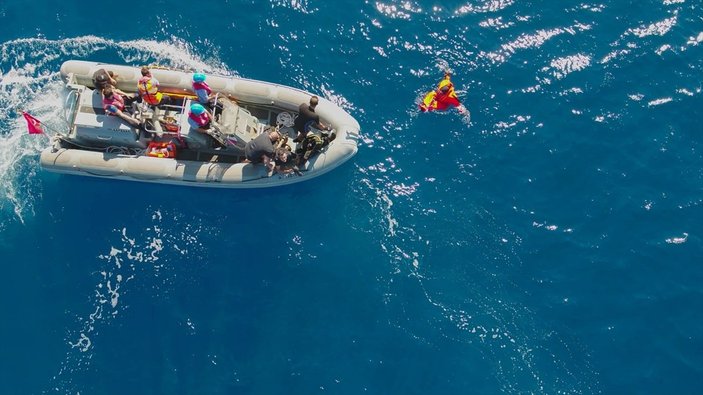 Ege'de nefes kesen Kurtaran 2021 Denizaltı Arama Kurtarma Tatbikatı