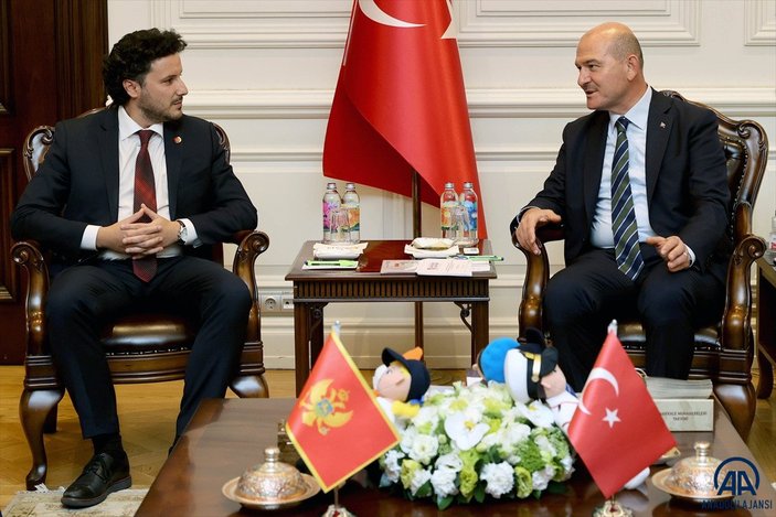 Süleyman Soylu, Karadağ Başbakan Yardımcısı Abazoviç ile görüştü