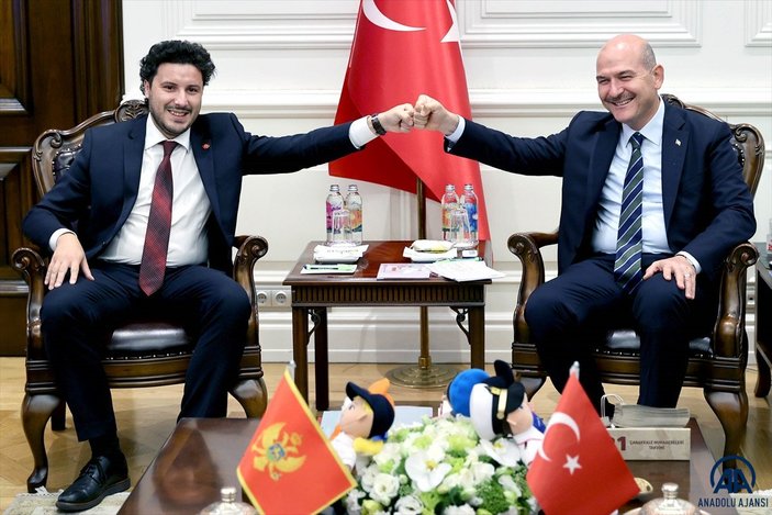 Süleyman Soylu, Karadağ Başbakan Yardımcısı Abazoviç ile görüştü