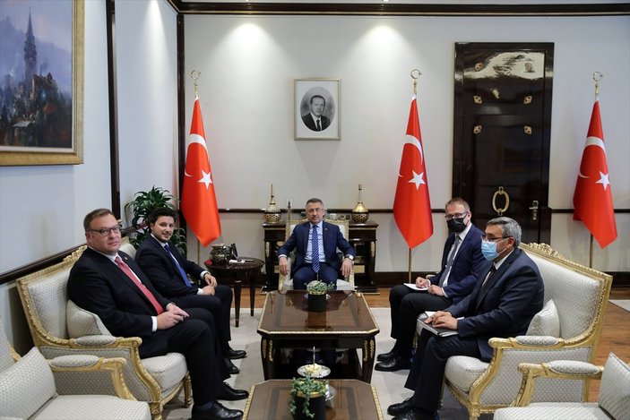 Fuat Oktay, Karadağ Başbakan Yardımcısı Abazoviç'le görüştü