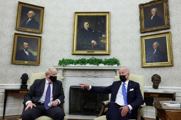 Boris Johnson ve Joe Biden bir araya geldi