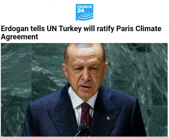 Cumhurbaşkanı Erdoğan'ın BM'deki konuşması dünya basınında