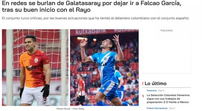 İspanyol basınından Falcao'ya övgü