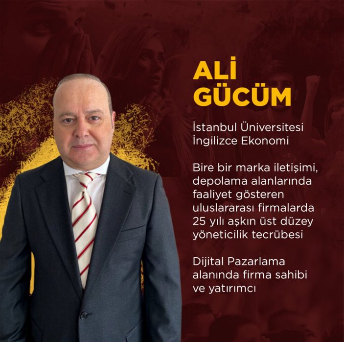 Galatasaray yönetiminden Ali Gücüm istifa etti