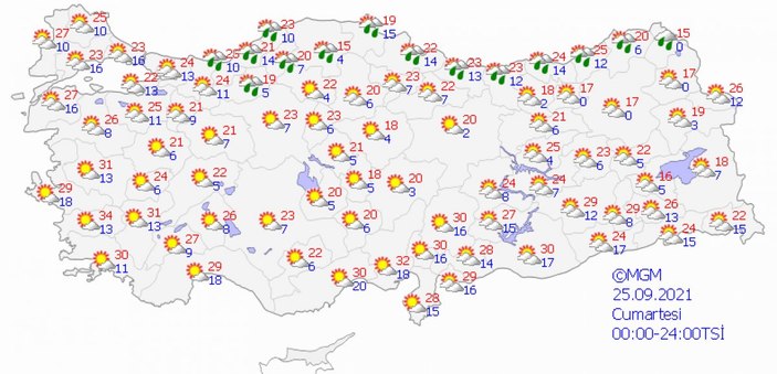 Meteoroloji birçok il için sağanak uyarısı yaptı