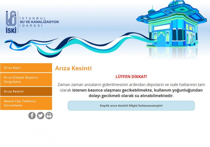 İstanbul'da sular ne zaman gelecek? 23 Eylül 2021 İSKİ su kesintisi ve arıza sorgulama